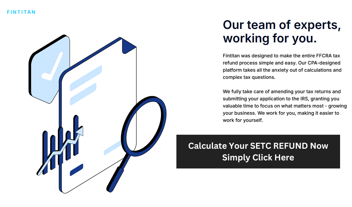 SETC Refunds for self employed Americans