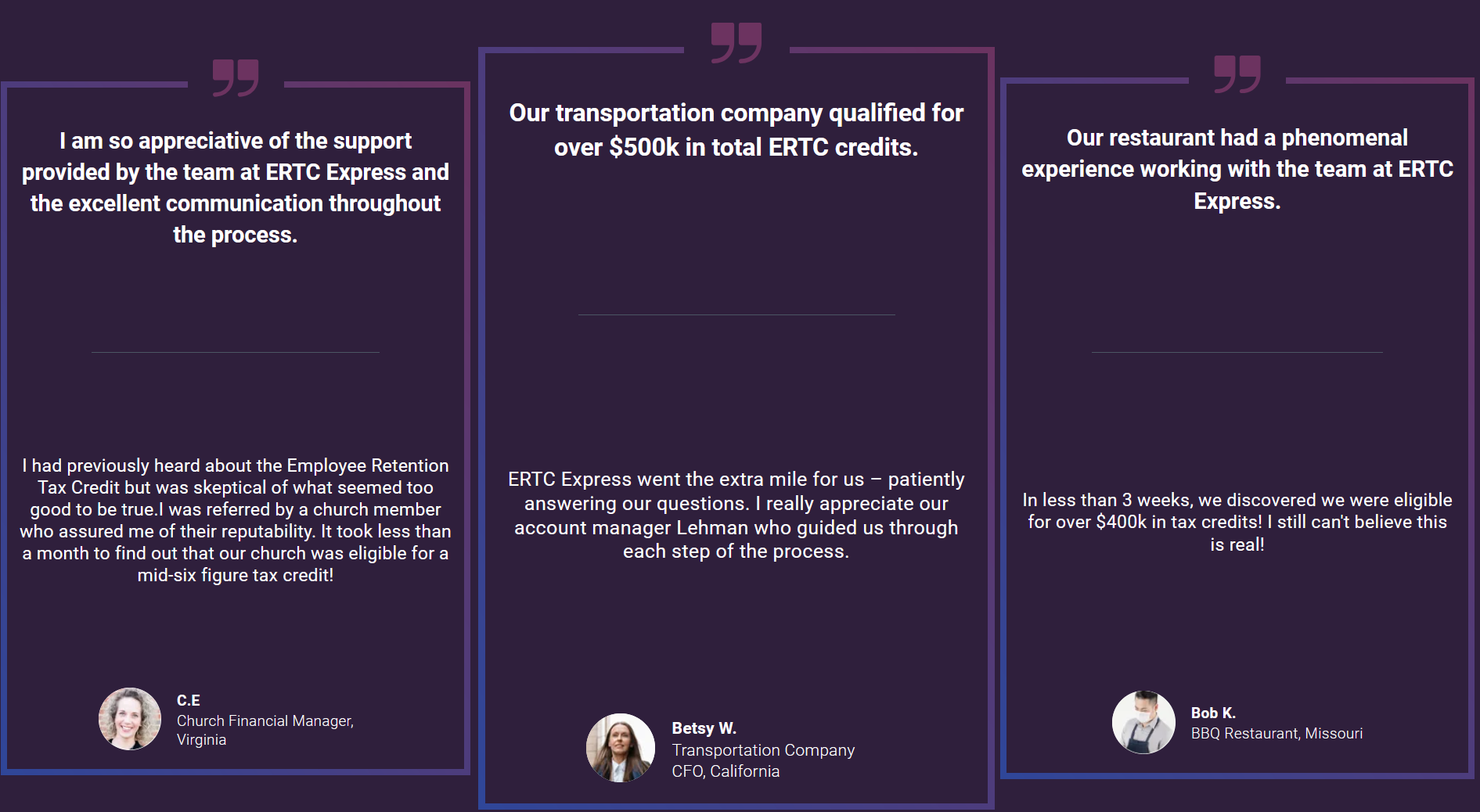 ERTC Refunds